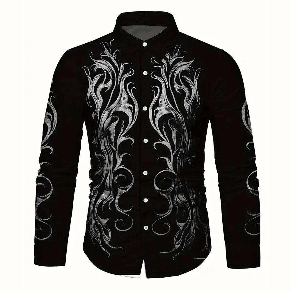 Men's Halloween Black Cat Shirt