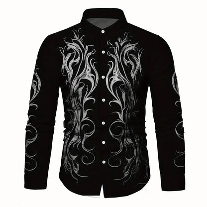 Men's Halloween Black Cat Shirt
