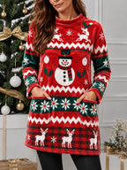 Women's Christmas Tree Snowflake Sweatshirt