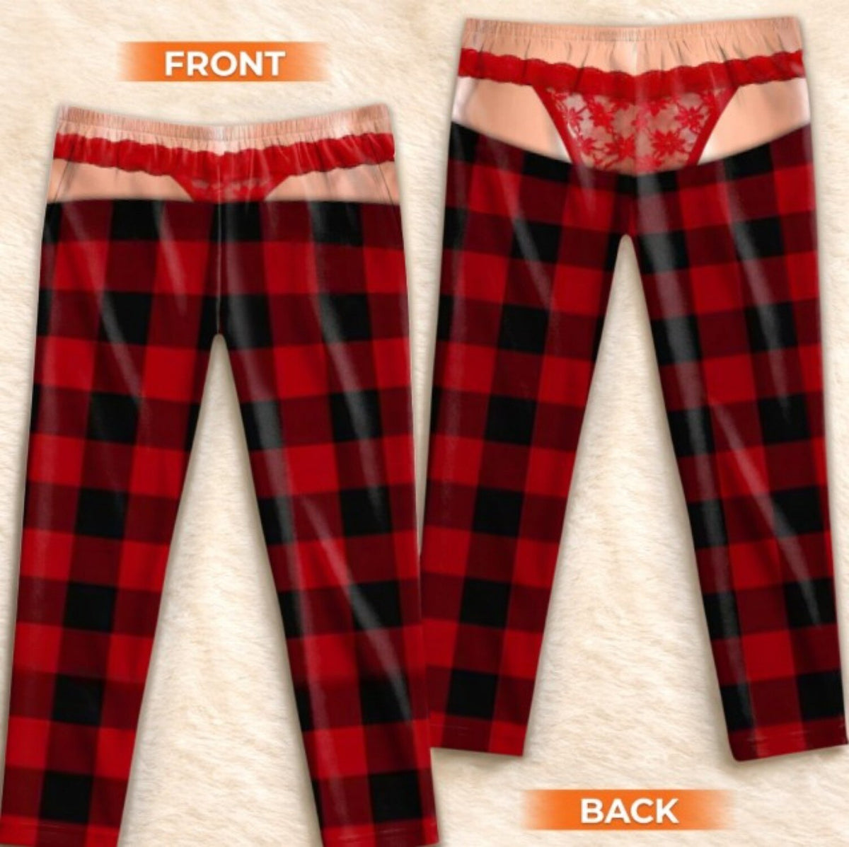Spooky Christmas Pajama Pants with Pockets