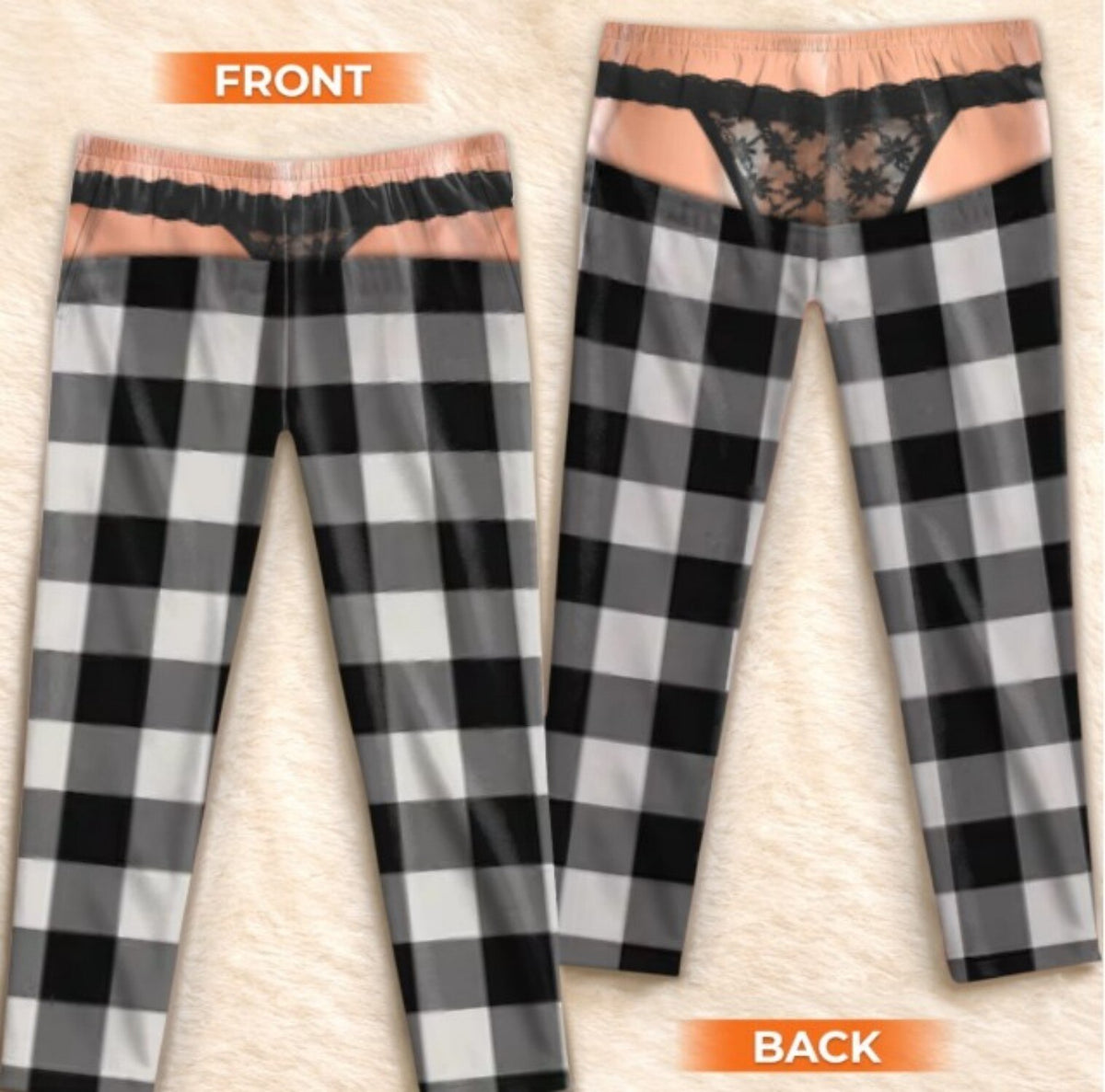 Spooky Christmas Pajama Pants with Pockets