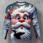 Men's Santa Graphic Graphic Shirt