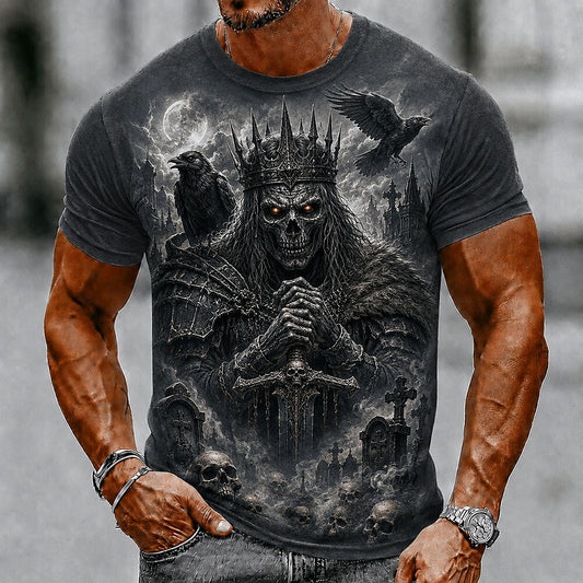 Men's Shadow Skull Graphic Street Tee