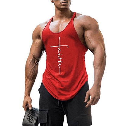 Men's Classic Faith Letter Graphic Tee
