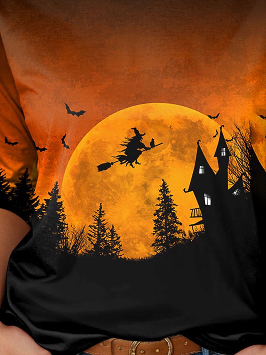 Women's Halloween Mystic Witch Tee