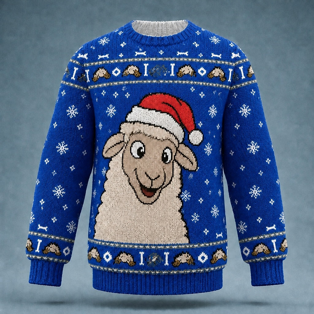 Christmas Novelty Knit Crewneck Sweater