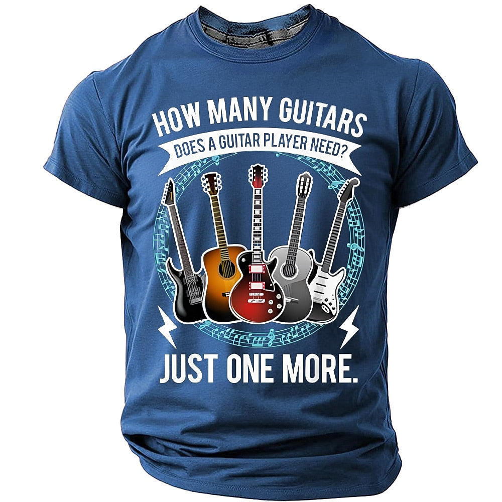 Men's One More Guitar Graphic Tee