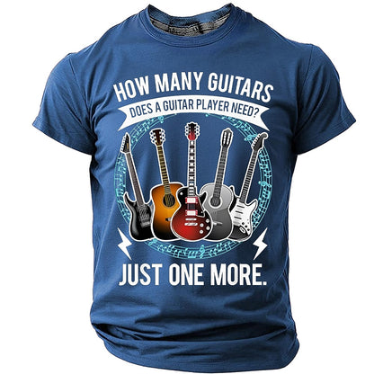 Men's One More Guitar Graphic Tee
