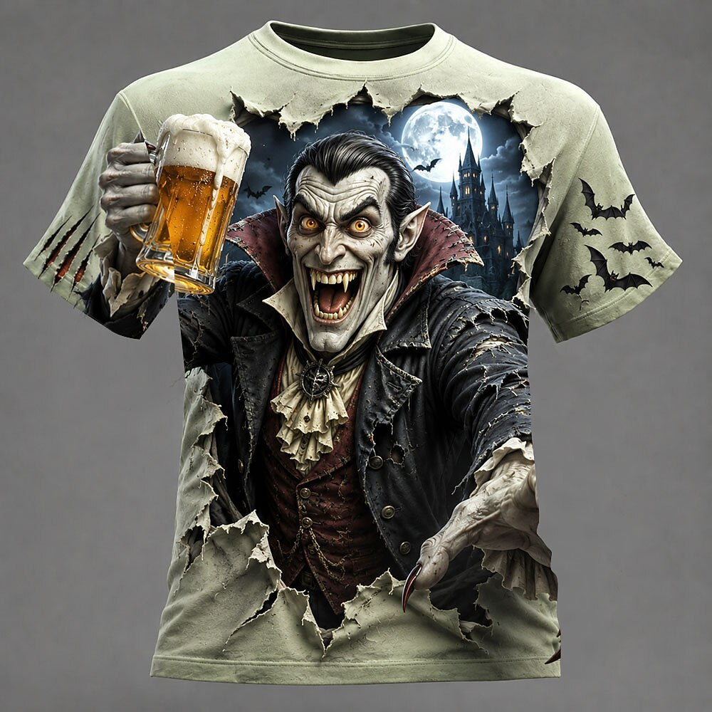 Men's Oktoberfest Beer Witch Graphic Tee