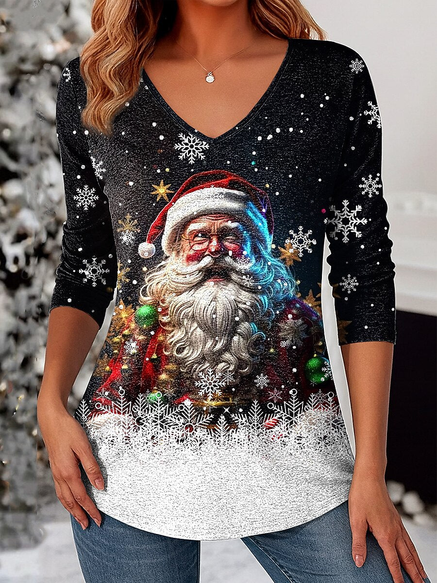 Women's Christmas Graphic Classic Shirt