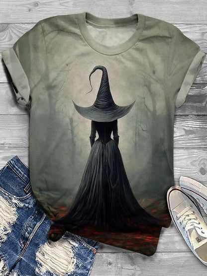 Women's Halloween Mystic Witch Tee
