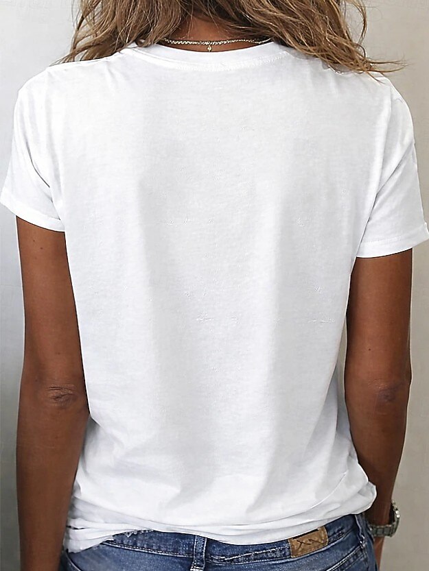 Women's Heritage V Neck Flag Tee