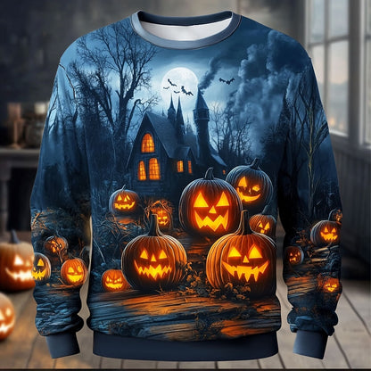 Men's Pumpkin Punk Party Sweatshirt