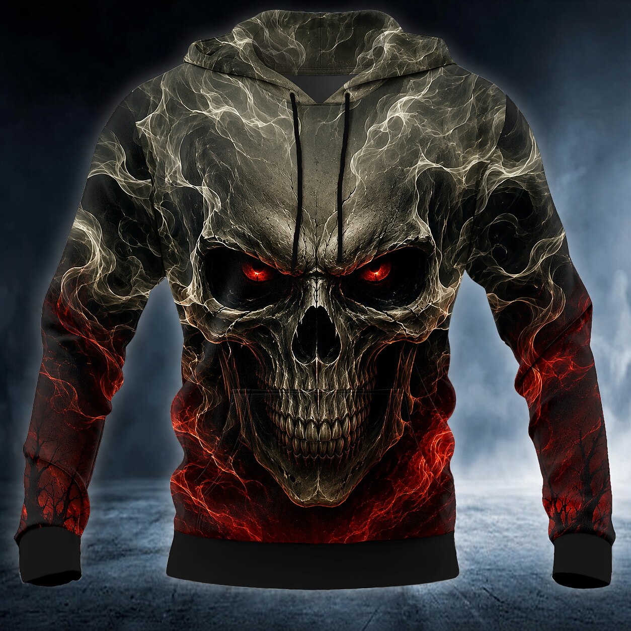 Men's Halloween Gothic Casual Hoodie