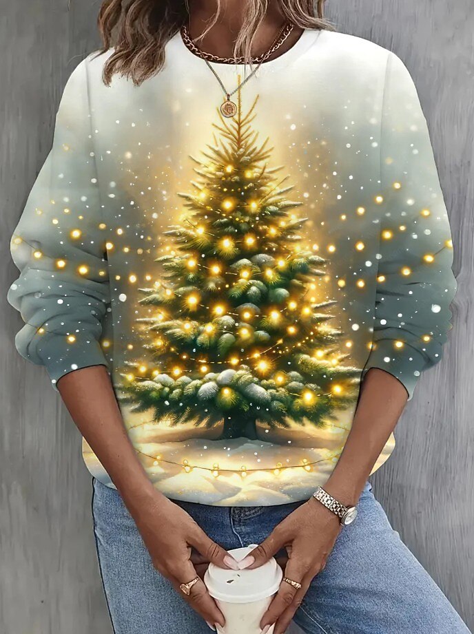 Women's Christmas Graphic Classic Sweatshirt