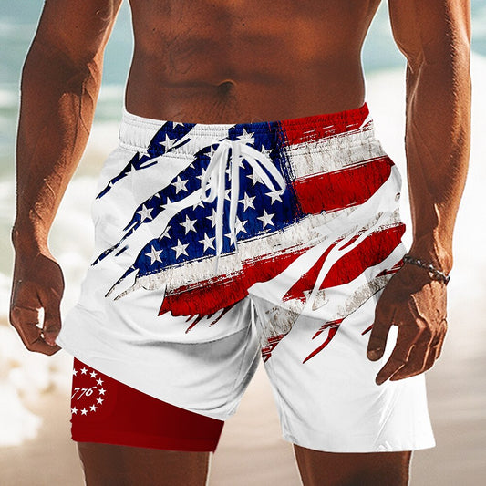 Men's Independence Flag Board Shorts