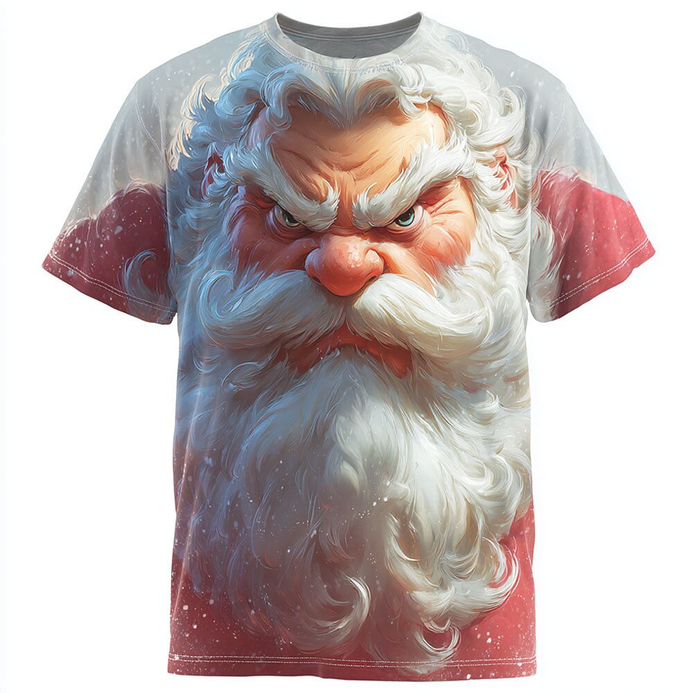 Christmas Santa Streetwear Graphic Tee
