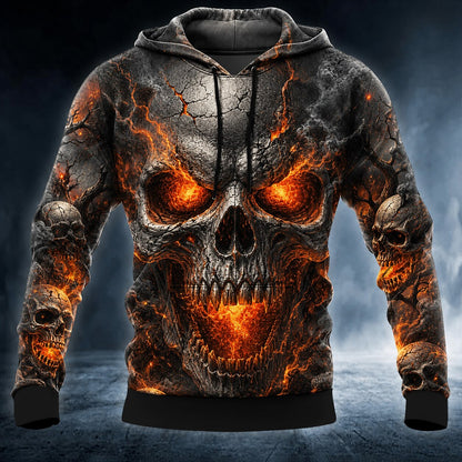 Men's Halloween Gothic Casual Hoodie