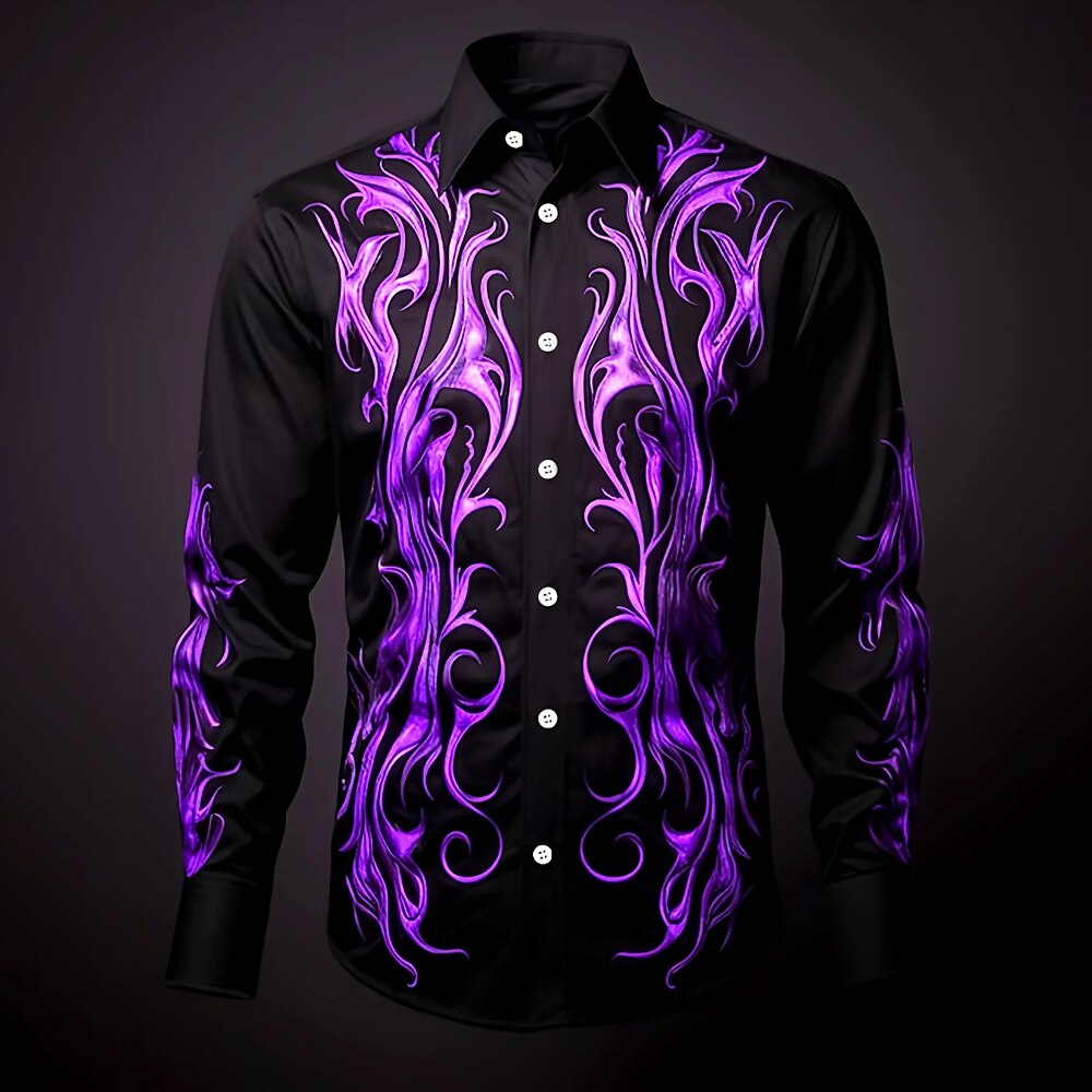 Men's Halloween Black Cat Shirt