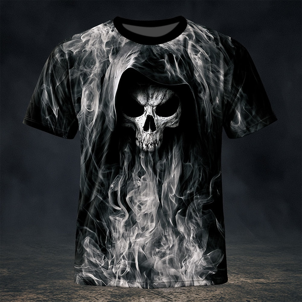 Men's Dark Halloween Streetwear Tee