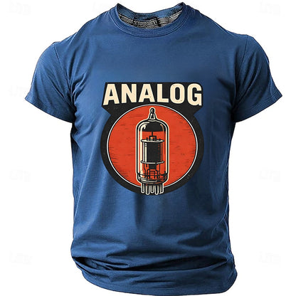 Men's Analog Vacuum Tube Graphic Tee