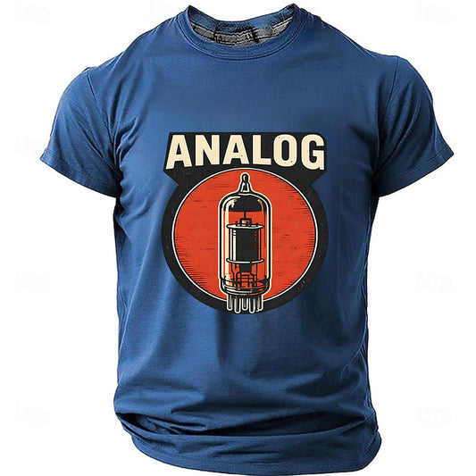 Men's Analog Vacuum Tube Graphic Tee