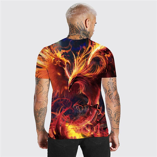 Men's Flaming Phoenix Legend Graphic Tee