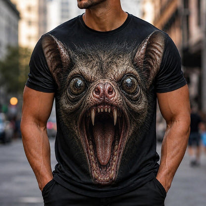 Men's Creepy Animal Halloween Graphic Tee