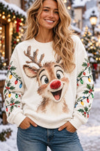Women's Christmas Tie Dye Warm Sweatshirt
