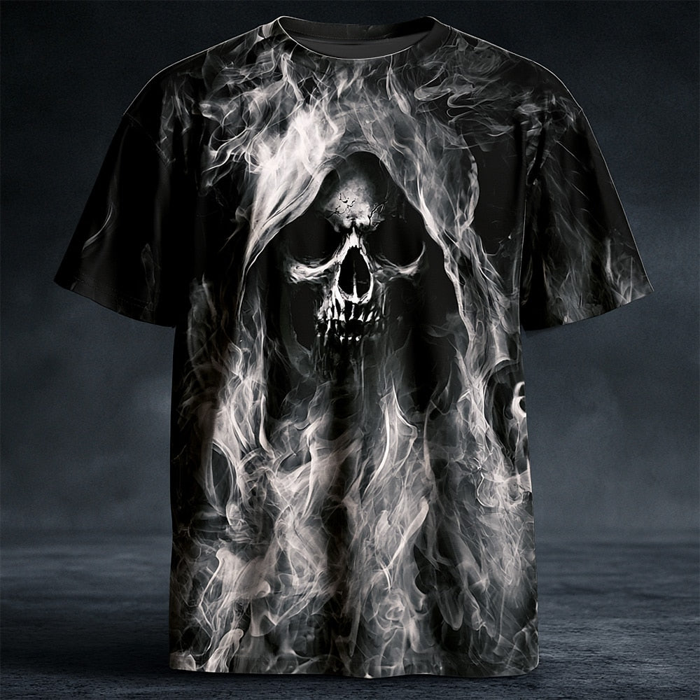 Men's Dark Halloween Streetwear Tee