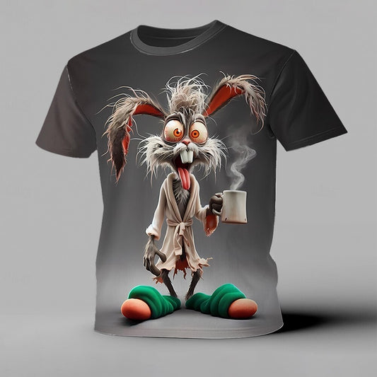 Men's Woodland Rabbit Adventure Graphic Tee