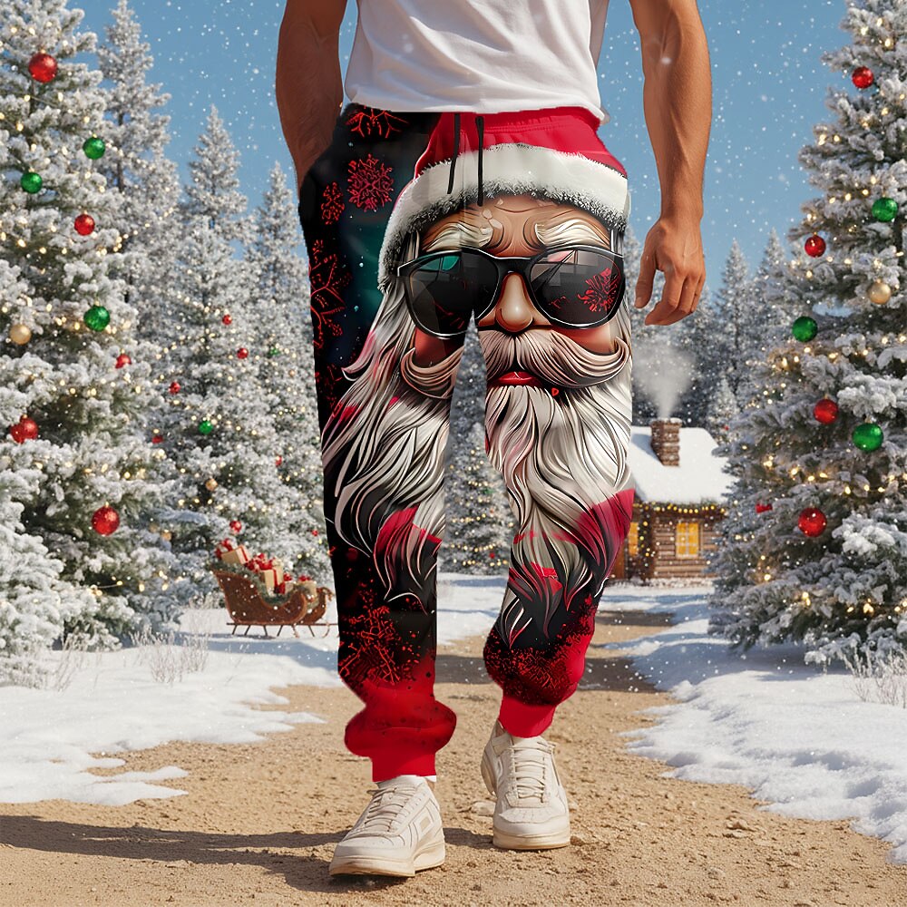 Christmas Santa Claus Jogger Sweatpants