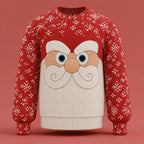 Men's Santa Christmas Cozy Knit Pullover Sweater