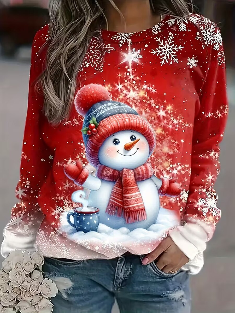 Women's Christmas Graphic Festive Sweatshirt