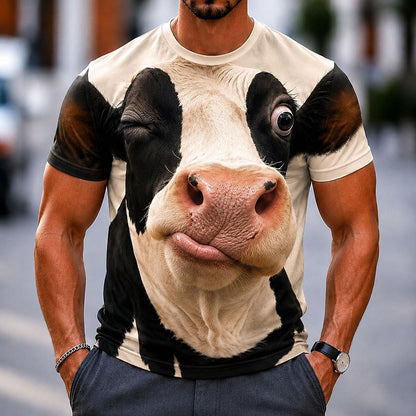 Men's Dairy Cow Country Graphic Tee