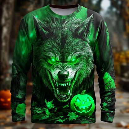 Men's 3D Werewolf Fashion Graphic Tee