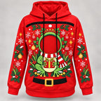 Frog Print Pet Carrier Bonding Hoodie