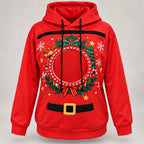 Christmas Wreath Pet Carrier Bonding Hoodie