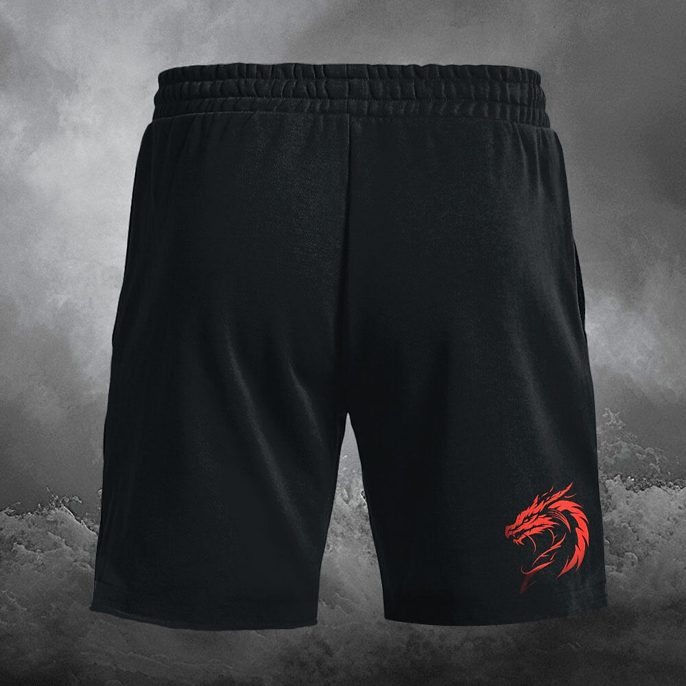 Men's Halloween Haunted Skull Shorts