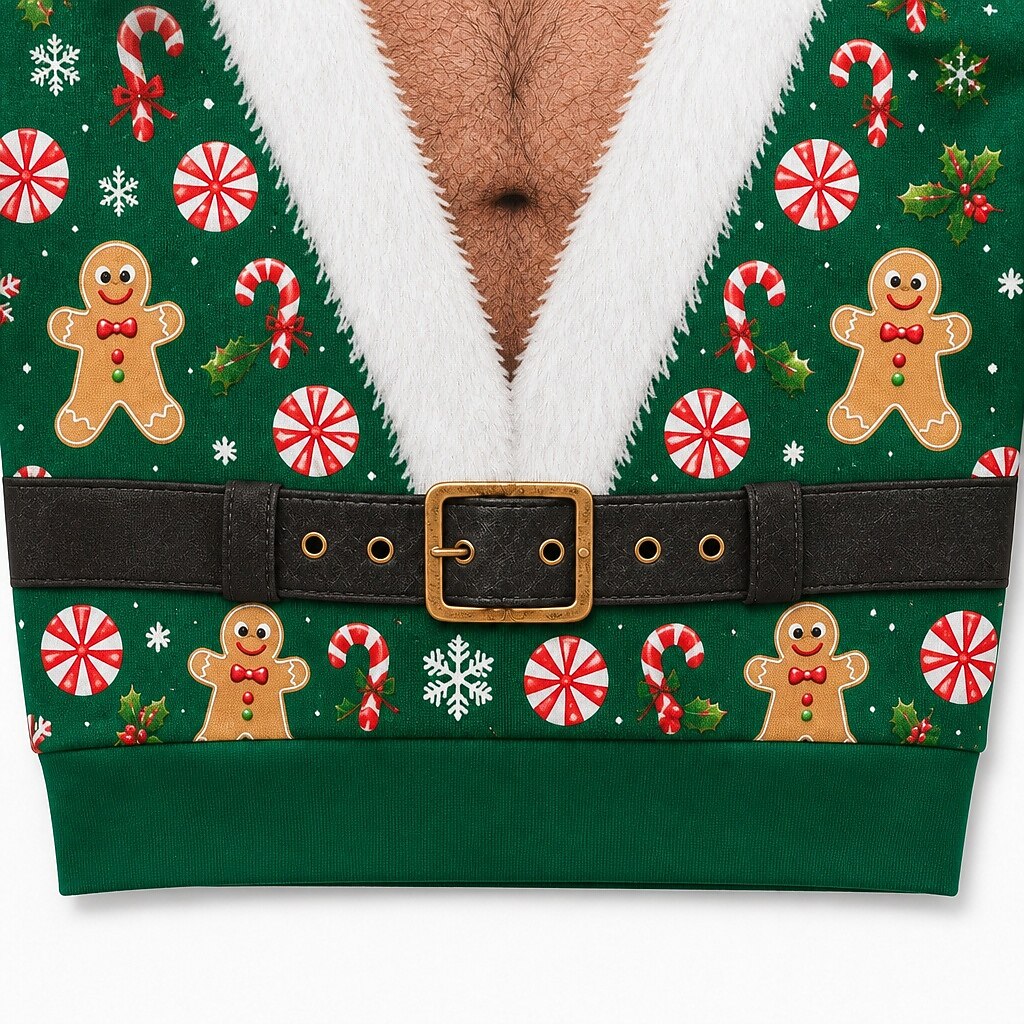 Christmas Sexy Elf Funny Crewneck Sweatshirt