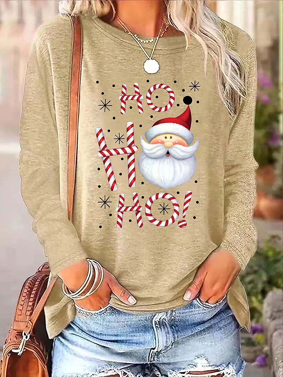 Women's Santa Christmas Vintage Tee