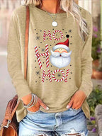 Women's Santa Christmas Vintage Tee