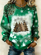 Women's Christmas Graphic Elegant Sweatshirt