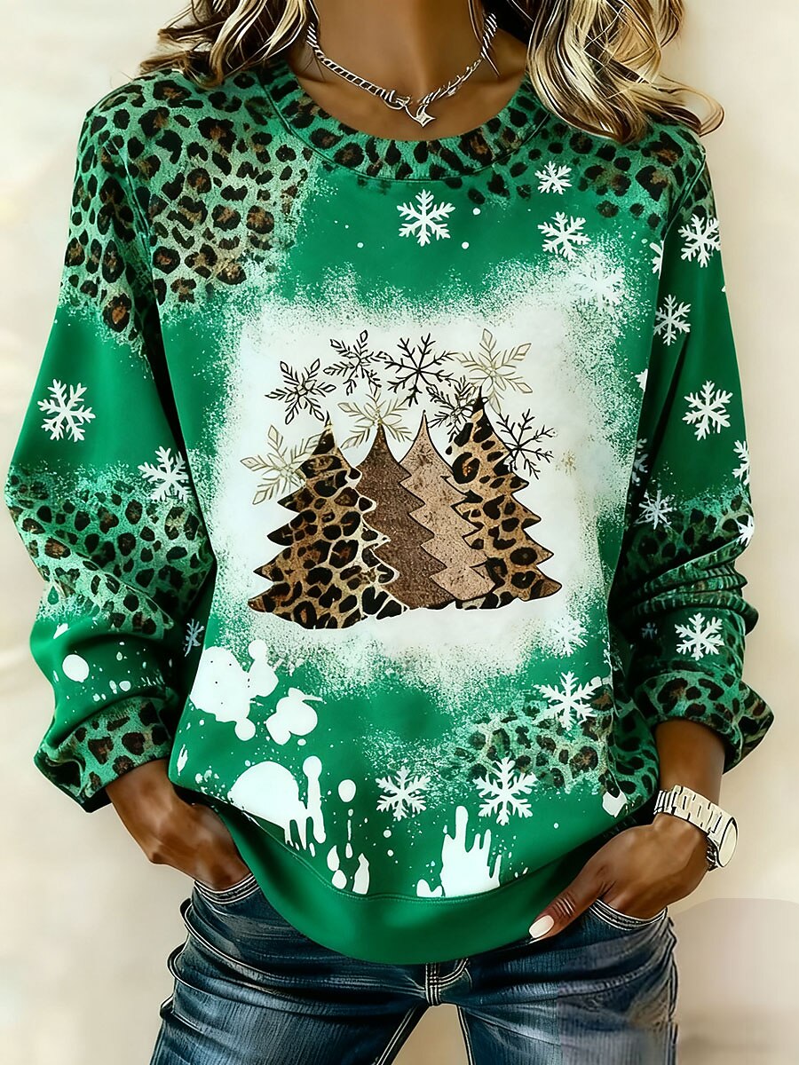 Women's Christmas Graphic Elegant Sweatshirt