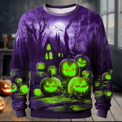Men's Pumpkin Punk Party Sweatshirt