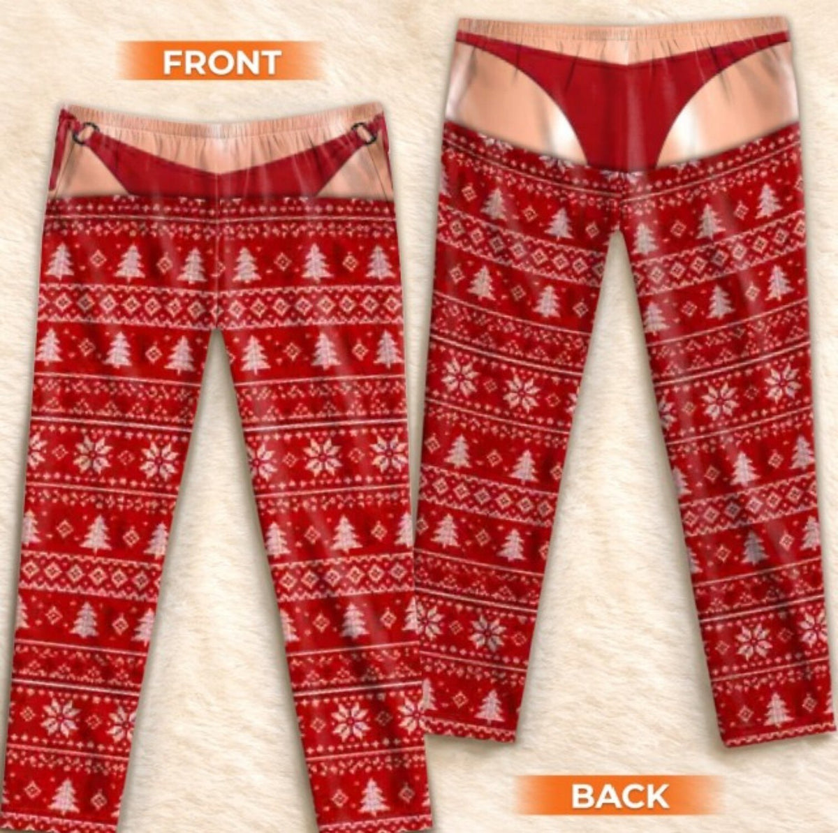 Funny Christmas Pajama Pants with Pockets