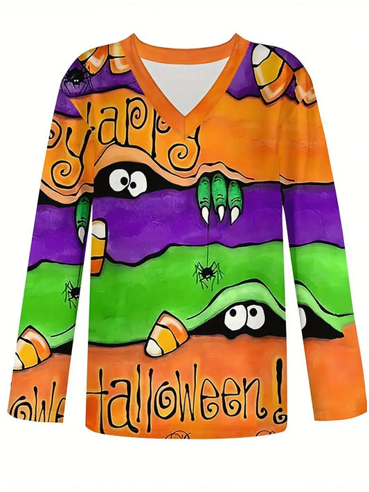 Women's Halloween Haunted Tee