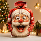 Santa Christmas Club Street Hoodie Sweatshirt