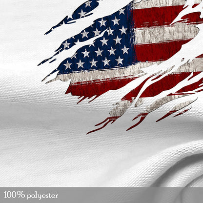 Men's Patriotic Flag Print Tee