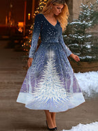 Women's Christmas Festive Classic Dress